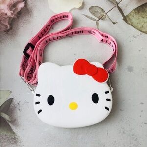 NEW Hello Kitty Mini Silicone Crossbody Bag